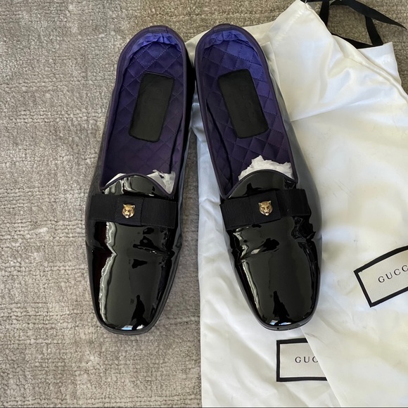 Gucci men’s patent leather shoes . Size 10G main image 5